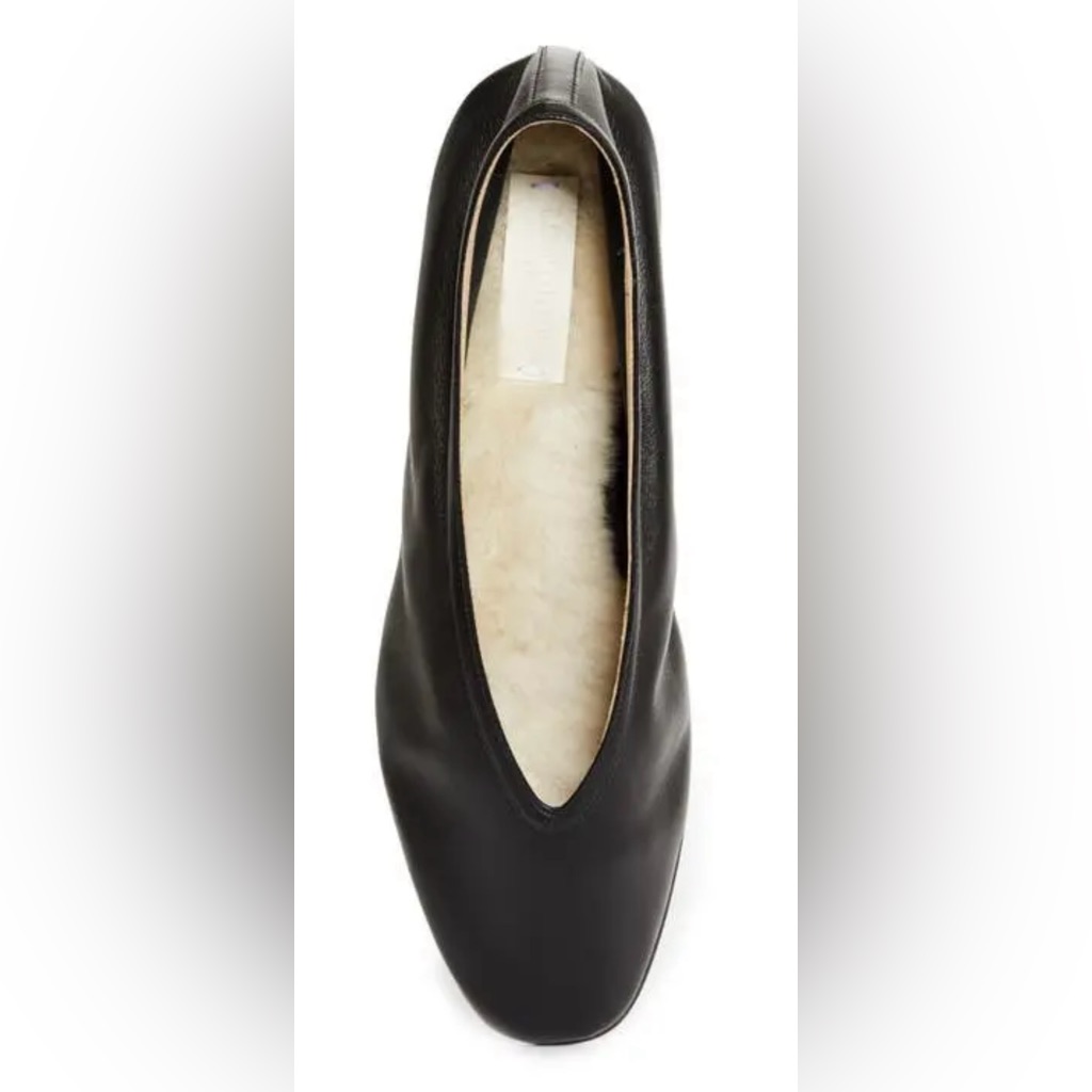 New Le Monde Beryl Luna Shearling Lined Ballet Flat